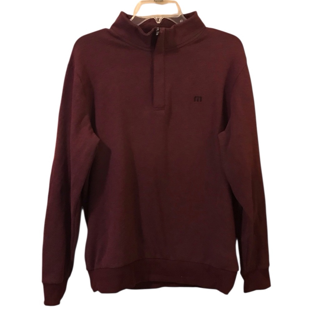Travis Mathew Quarter Zip Long Sleeve Shirt Size Medium